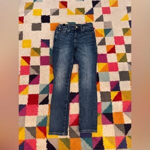 DL 1961 Kids dark wash denim jeans, Zane skinny, size 12